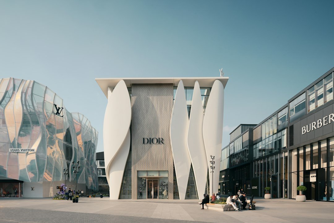 modern commercial store front